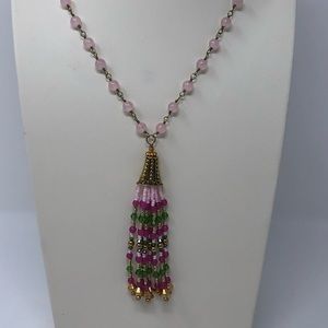 Artisan Crafted Tassel Necklace